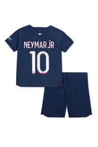 Paris Saint-Germain Neymar Jr #10 Babyklær Hjemme Fotballdrakt til barn 2023-24 Korte ermer (+ Korte bukser)